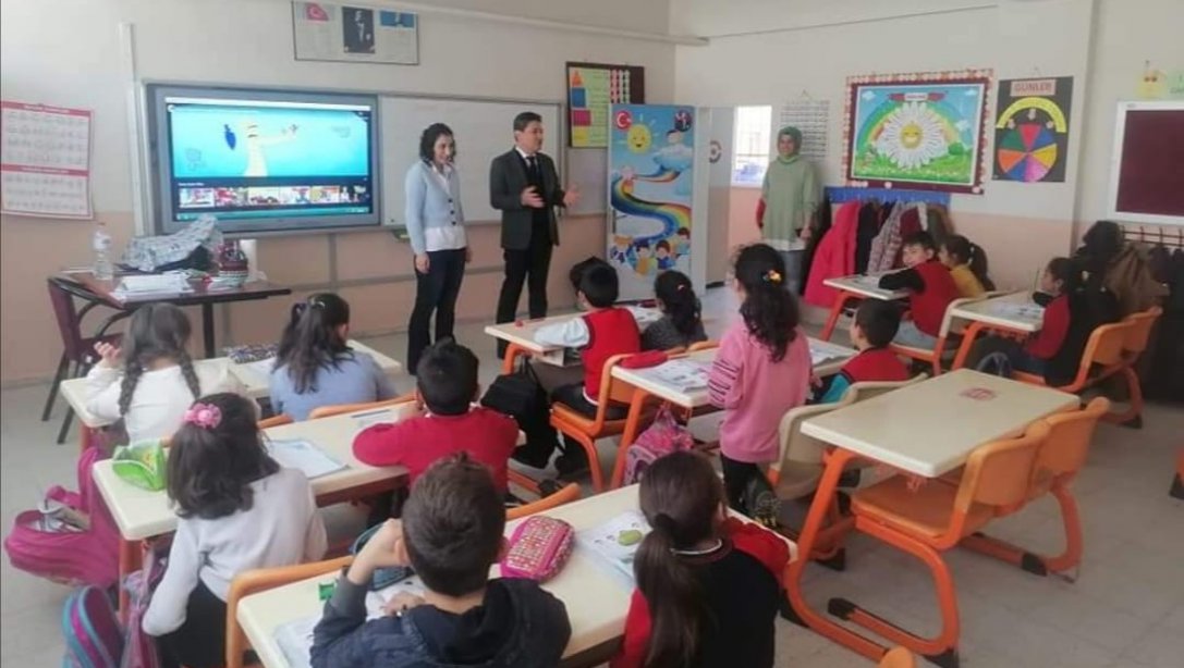 İlçe Milli Eğitim Müdürümüz Örsan Pınar Dr Bektaş Turkkanı İlkokulumuzu ziyaret etti