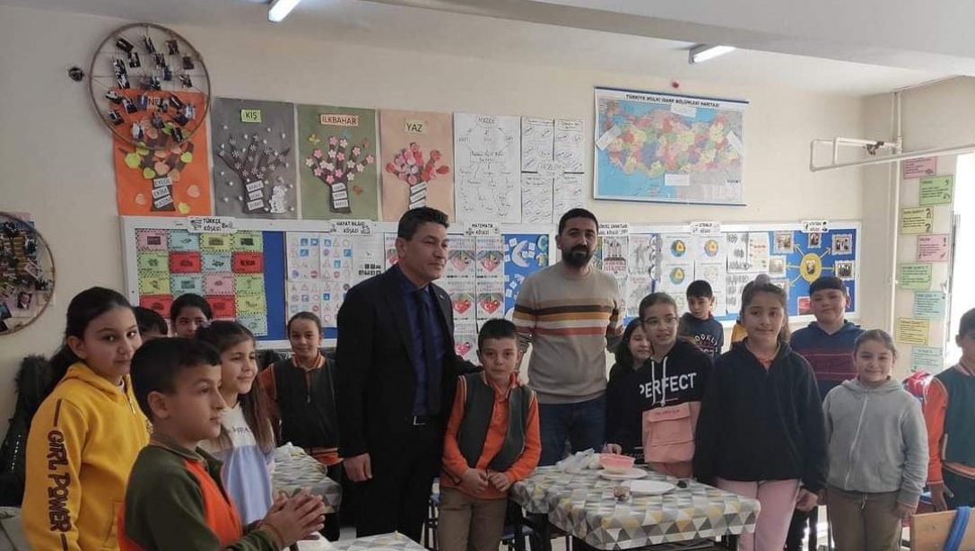 İlçe Milli Eğitim Müdürümüz Örsan PINAR Fatih Sultan Mehmet İlkokulumuzu ziyaret etti